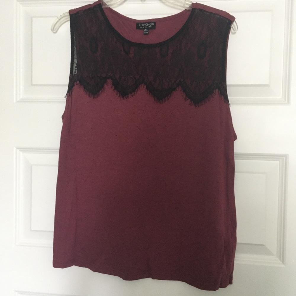 Top shop lace tank